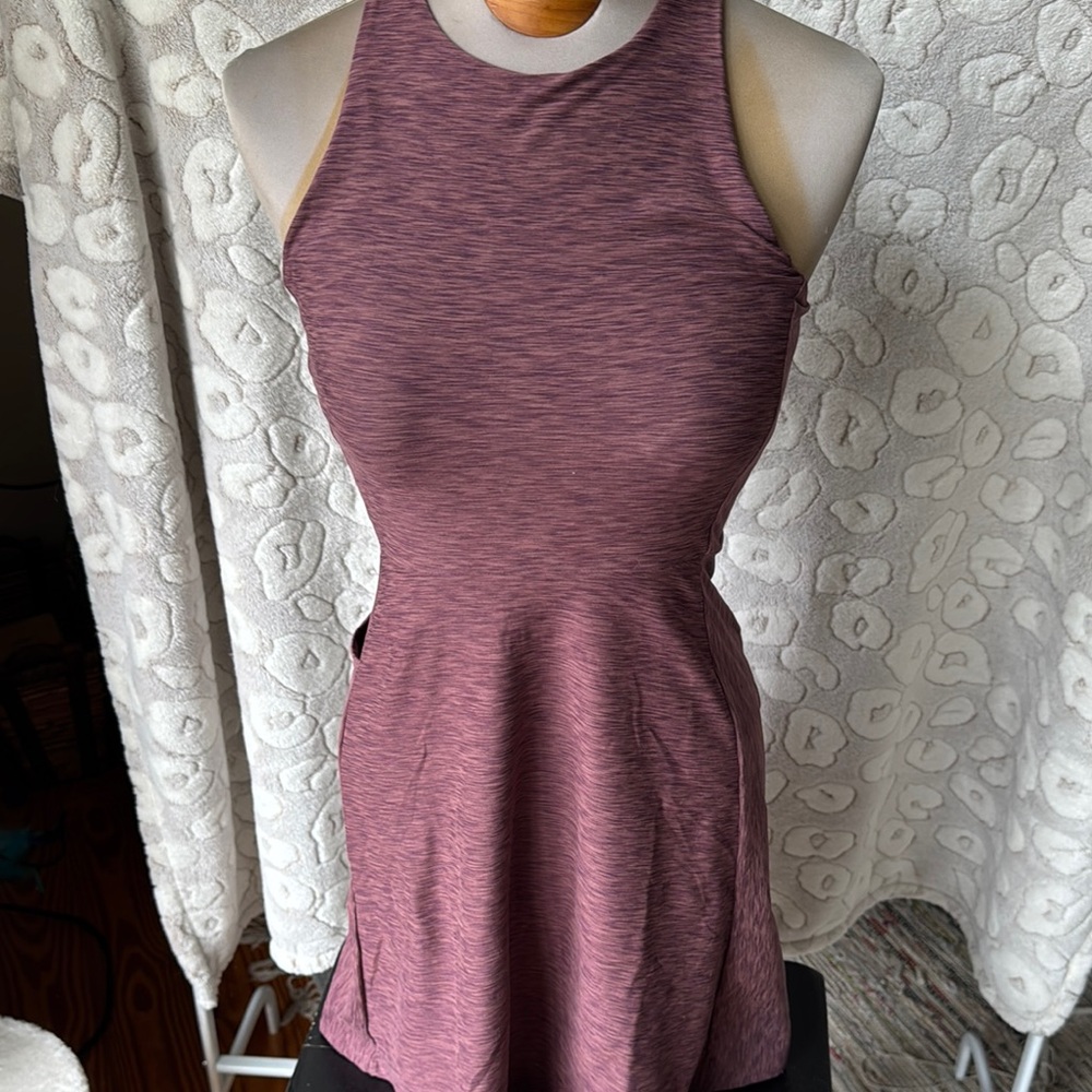 Purple Halter Dress